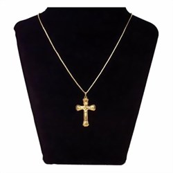 Zeige Details für Kette mit Kreuzanhänger Bild von Kette mit Kreuzanhänger