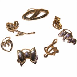 Zeige Details für Tuchclips goldfarbig
 Bild von Tuchclips goldfarbig