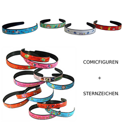 Zeige Details für Haarreifen bunt Comicfiguren und Sternzeichen Bild von Haarreifen bunt Comicfiguren und Sternzeichen