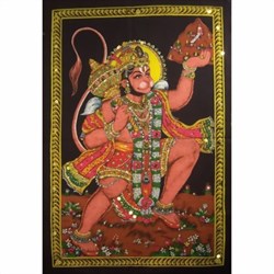 Bild von Indische Wandbilder 75x50cm Baumwolle Hindu Motive