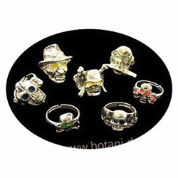 Zeige Details für Fingerringe Totenkopf Bild von Fingerringe Totenkopf