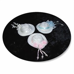 Zeige Details für Hut-Haarspangen bunte Schleifen Bild von Hut-Haarspangen bunte Schleifen