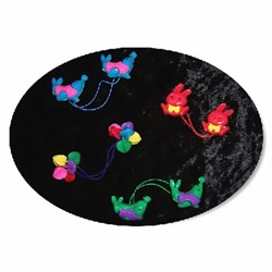 Zeige Details für Zopfhalter Robbe, Hase oder Blume
 Bild von Zopfhalter Robbe, Hase oder Blume