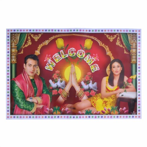 Bild von Poster Welcome Willkommen Namaste 75 x 50 cm
