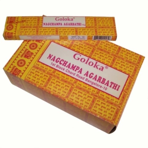 Bild von Goloka Nagchampa Agarbathi 16g Räucherstäbchen