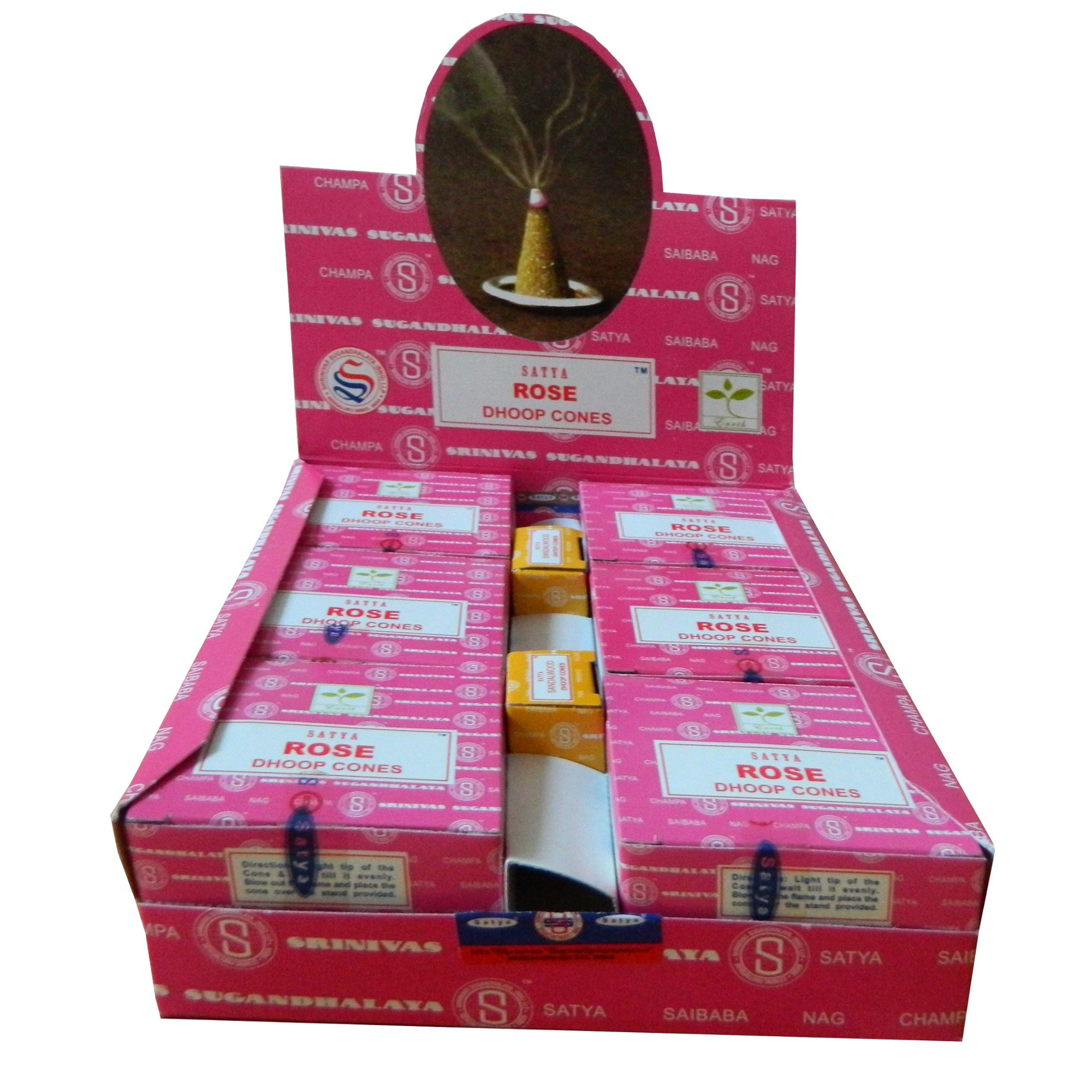 Bild von Satya Rose Räucherkegel Dhoop Cones