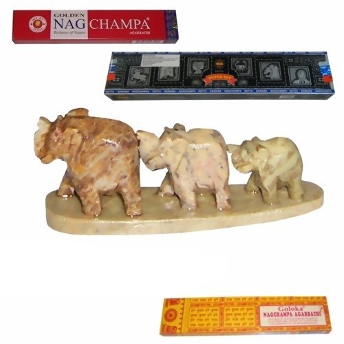 Bild von 15g Räucherstäbchen Set mit Speckstein-Halter