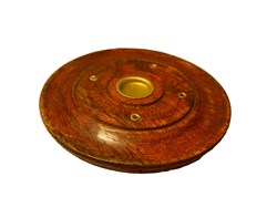 Bild von Räucherstäbchenhalter Teller 7,5cm Holz