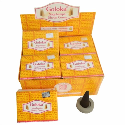 Bild von Goloka Nagchampa Räucherkegel