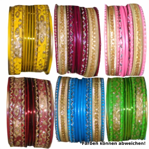 Bild von Indian Bangles Churian bunte indische Armreifen