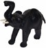 Bild von Elefant Ledertier 18cm schwarz, Bild 1