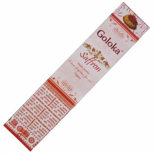 Bild von 15g Goloka Saffron Masala Incense Räucherstäbchen
