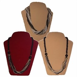 Bild von Perlenkette mehrreihig 3 Modelle
