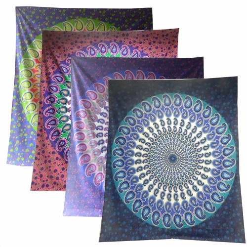 Bild von Tagesdecke Paisley Mandala