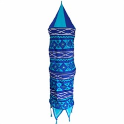 Bild von Lampenschirm Turm blau-türkis