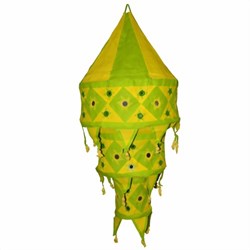 Bild von Lampenschirm 75cm grün gelb