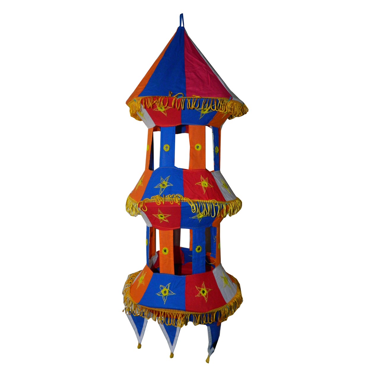 Bild von Lampenschirm Pagode multicolor 75cm 